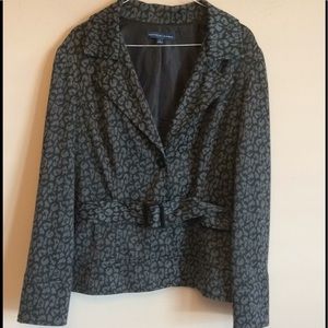 Leopard Print Blazer